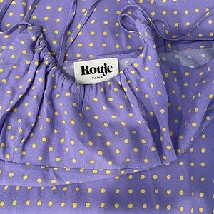 Rouje Lavender & Yellow Daria Dress sz 40